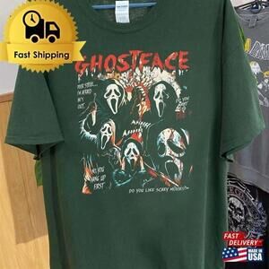Scream Retro Halloween Slasher Horror Movie T-Shirt